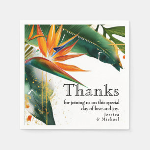 Birds of Paradise Bliss Napkin
