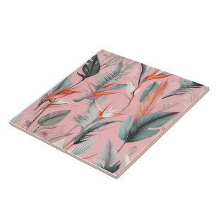 Birds Of Paradise Ceramic Tile