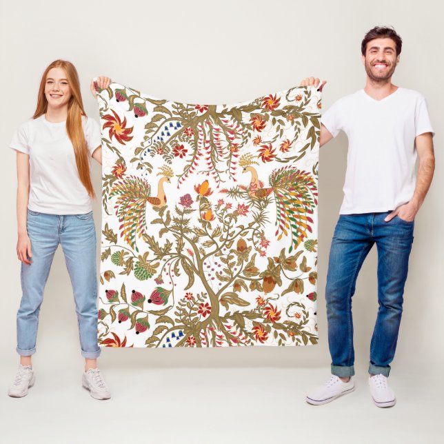 Birds of Paradise Fleece Blanket (In Situ)