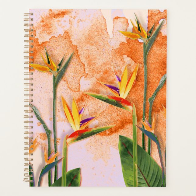 Birds of Paradise in Bloom Planner (Front)