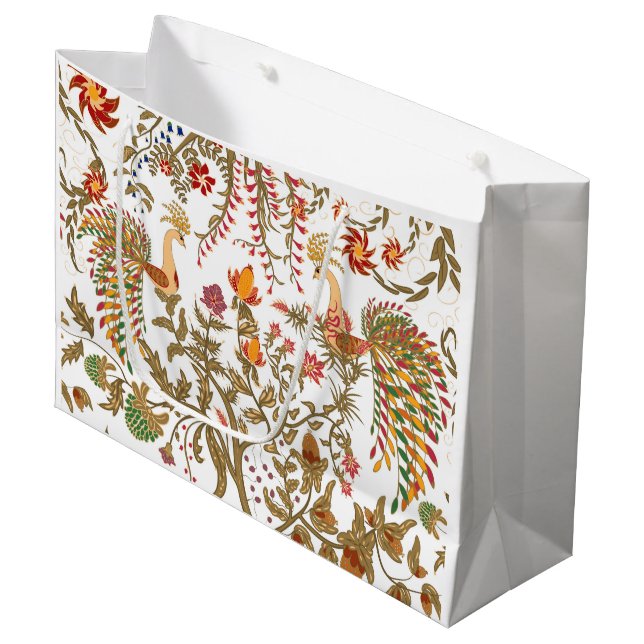 Birds of Paradise Large Gift Bag (Front Angled)