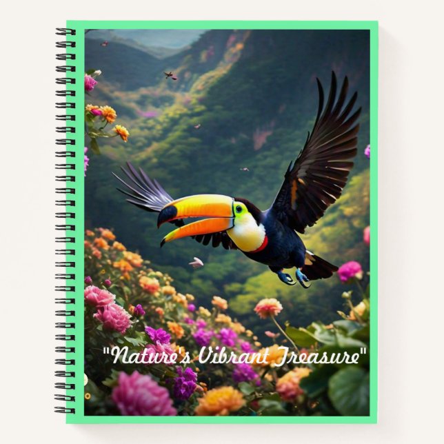 "Birds of Paradise" Notebook (Front)