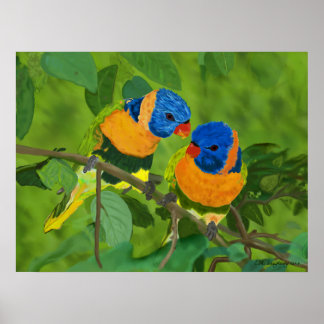 Birds Of Paradise Poster