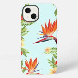 Birds of paradise watercolor floral speck iPhone c 13 Case