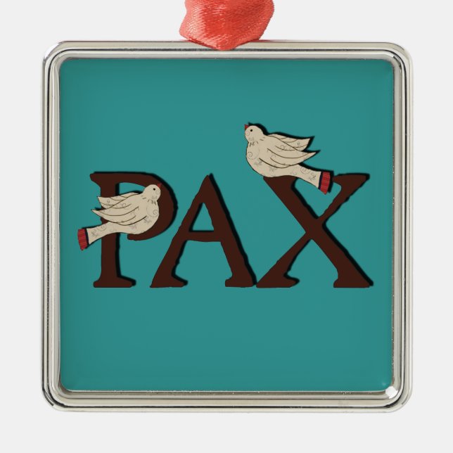 Birds of Pax (Peace) Ornament (Front)
