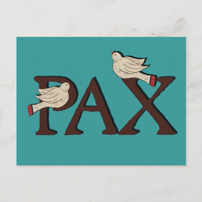 Birds of Pax (Peace) Postcard (Front)