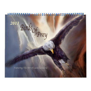 Birds Of Prey Art Calendar 2013