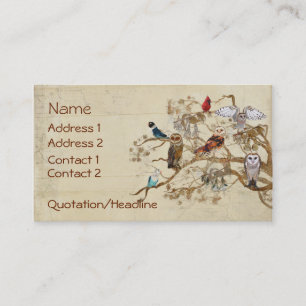 BIRDS OF SAME FEATHER BRANCH Business Card