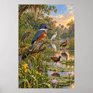 Birds of the Lower Rio Grande Valley, South Texas Poster