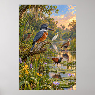 Birds of the Lower Rio Grande Valley, South Texas Poster