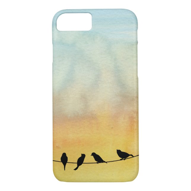 Birds on a wire Case-Mate iPhone case (Back)