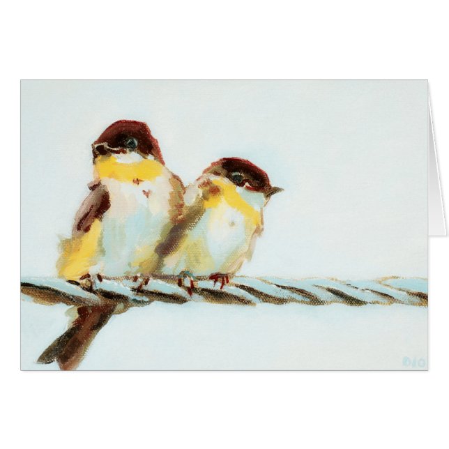 Birds on a Wire Customisable (Front Horizontal)