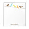 Birds on a Wire Personalised Notepads