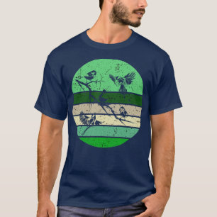 Birds on Branch Bird Watching T-Shirt