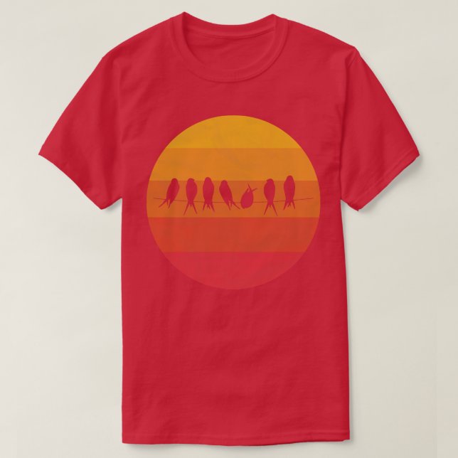 Birds on rope T-Shirt (Design Front)