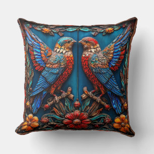 Birds ornament cushion