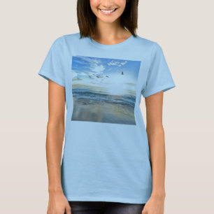 birds over the beach T-Shirt