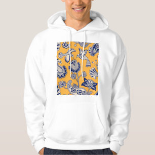 Birds Paisley Flowers Vintage Pattern Hoodie