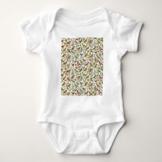 Birds Pattern Baby Bodysuit