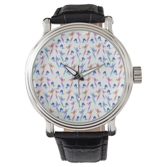 birds pattern watch (Front)