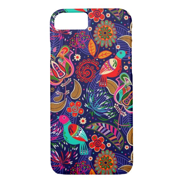 Birds Retro Design Case-Mate iPhone Case (Back)