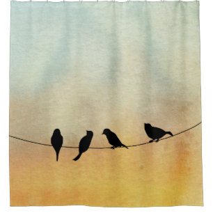 Birds Shower Curtain
