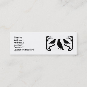 Birds Silhouette Profile Cards