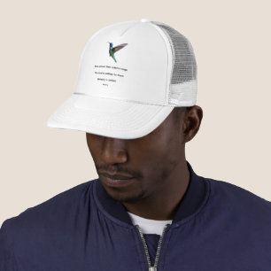 Birds spread their colorful wings...  trucker hat