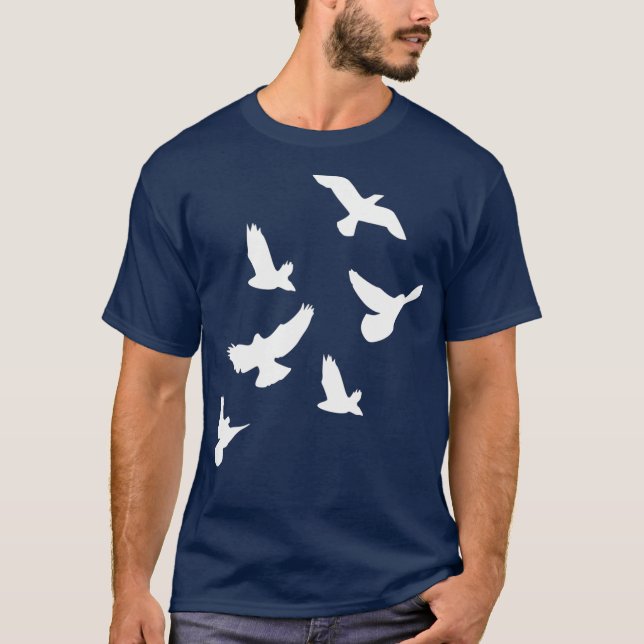 Birds swarm T-Shirt (Front)