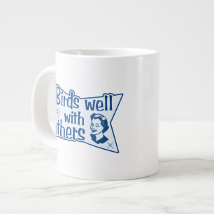Birds Well With Others Large Coffee Mug