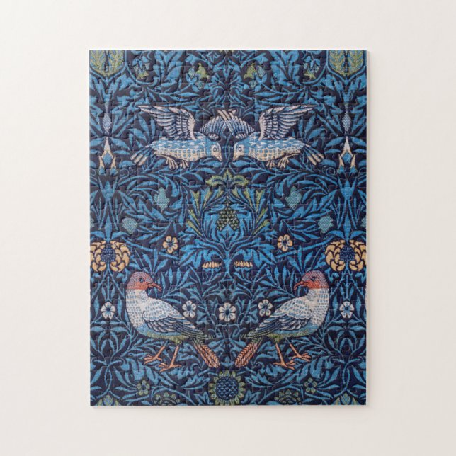 Birds, William Morris Jigsaw Puzzle (Vertical)