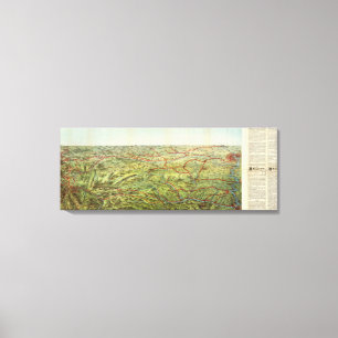 Birdseyes View Great Plains Canvas Print