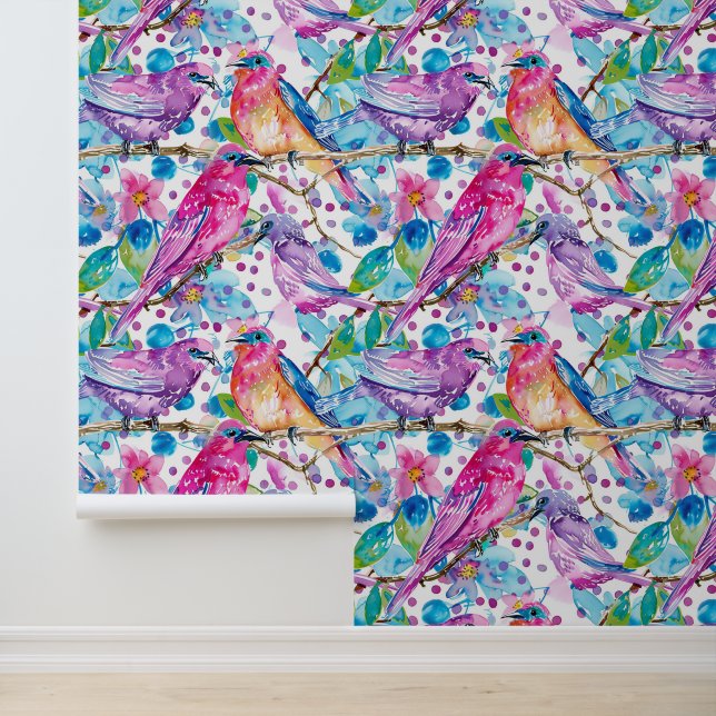 Birdsong Blossoms Wallpaper (Application)