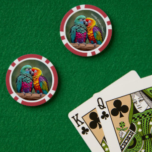 "Birdwatcher's Delight" Poker Chips