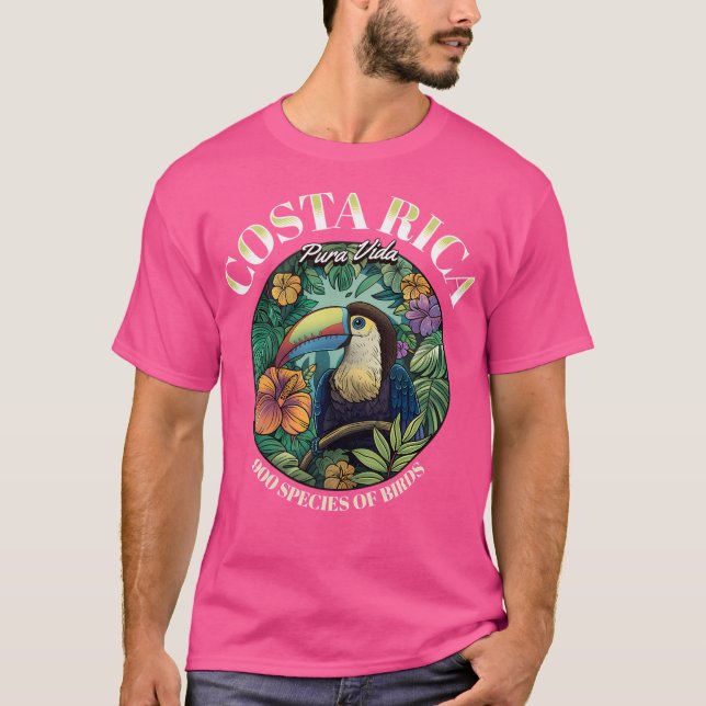 Birdwatching In Paradise Toucans Of Costa Rica In  T-Shirt (Front)