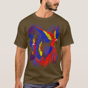 Birdwatching Macaw Bird Exotic Parrot T-Shirt