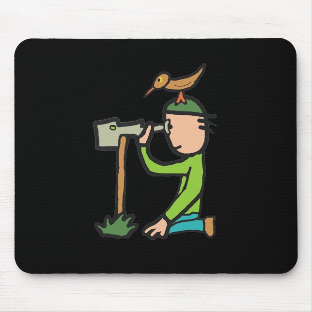 Birdwatching Mouse Pad (Front)