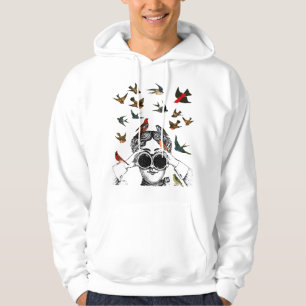 Birdwatching ornithologist twitcher Bird lover Hoodie