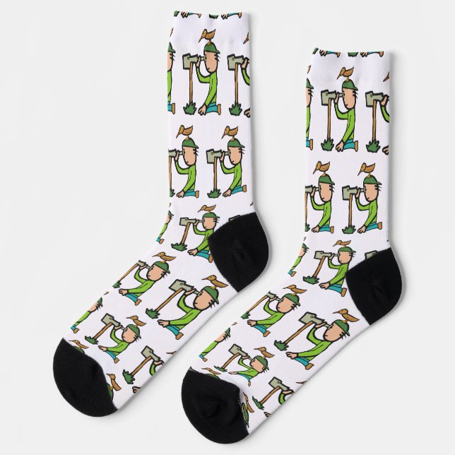 Birdwatching Socks (Left)