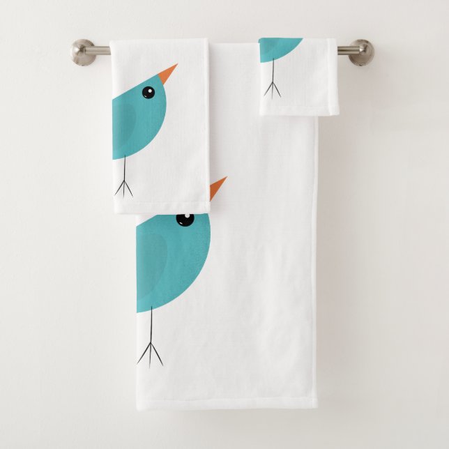 Birdy   bath towel set (Insitu)