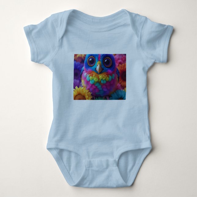 birdy boy baby bodysuit (Front)