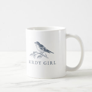 Birdy Girl Bird lover Coffee Mug 