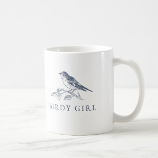 Birdy Girl Bird lover Coffee Mug