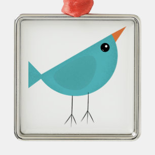 Birdy metal tree decoration