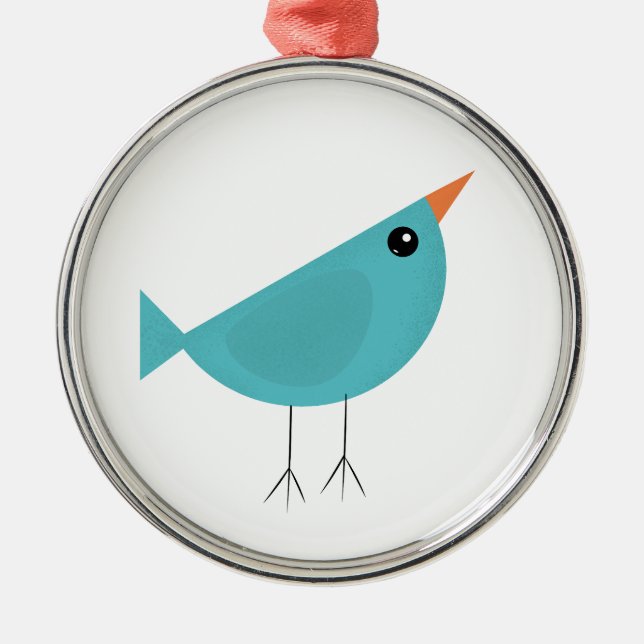 Birdy   metal tree decoration (Front)