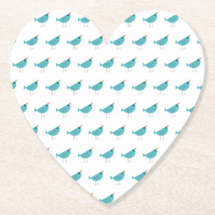 Birdy paper coaster