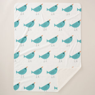 Birdy sherpa blanket