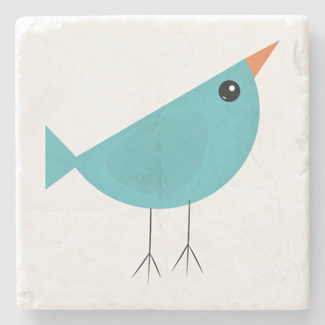 Birdy   stone coaster (Front)