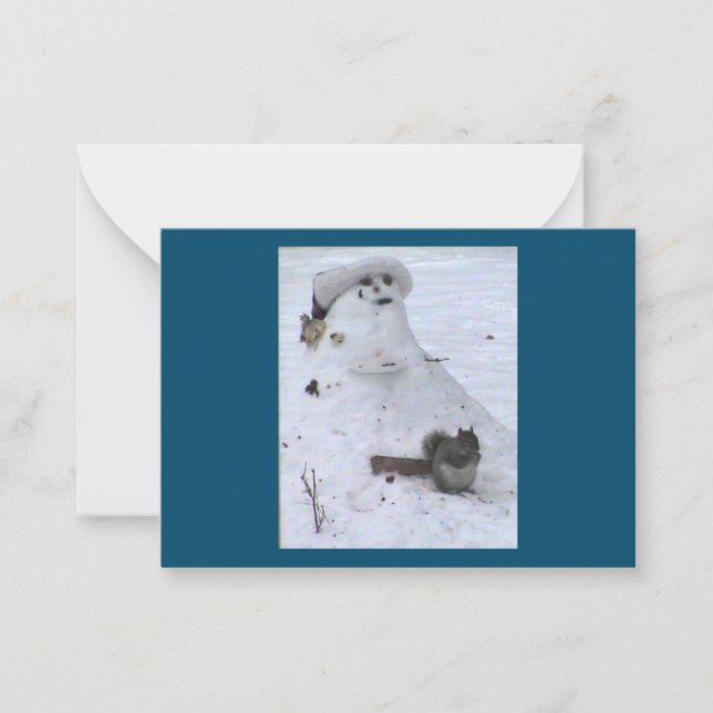 Birdy & the Squirrel Card (Front)