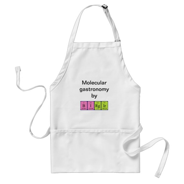 Birgir periodic table name apron (Front)